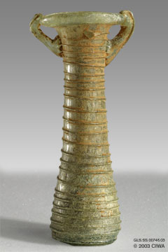 Kohl tubular jar, Syria, 200-300 AD