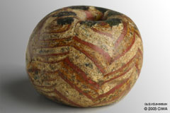 Fustat mosaic bead, 800-1000 AD