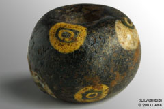 Mosaic eye bead, Roman period