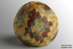 Checkerboard mosaic bead, Roman period