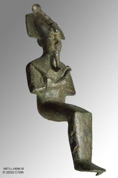 King Amenemope (?) as Osiris, Dyn. 21