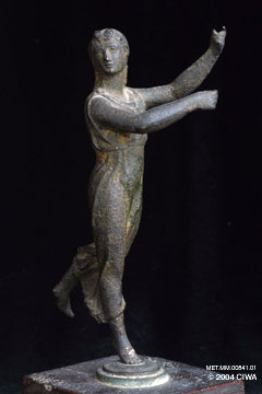 Bronze female dancer, Rome, 200-27 BC