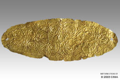 Gold diadem, Mycenae, 1600 BC