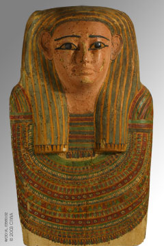 Wooden sarcophagus lid, Dyn. 26
