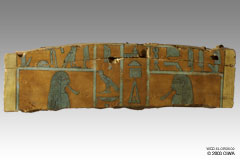 Panel from outer wooden coffin, Dyn. 12