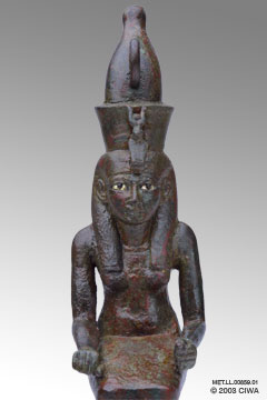 Queen Hatshepsut as Goddess Mut, Dyn. 18