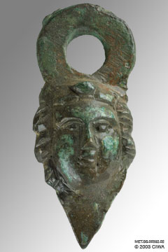 Virtual Egyptian - Bronze weight or plumb bob, Rome, 100-300 AD