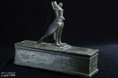 Bronze Horus sarcophagus, Dyn.18
