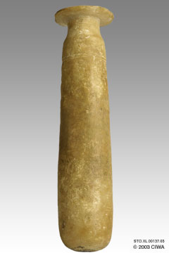 Stone alabastron, Egypt, 3200-2800 BC