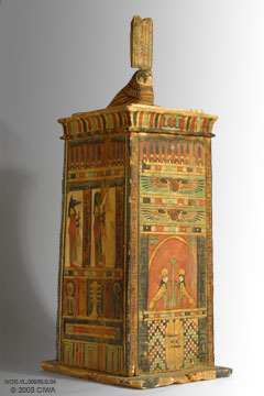 Canopic chest of Rw-Bastet, Dyn. 22