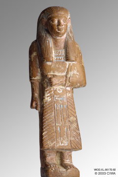 Wood statue of Amenemhat II, Dyn. 12