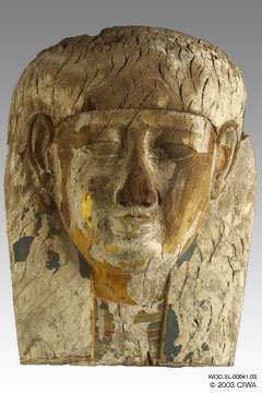 Wooden sarcophagus lid, Dyn.18